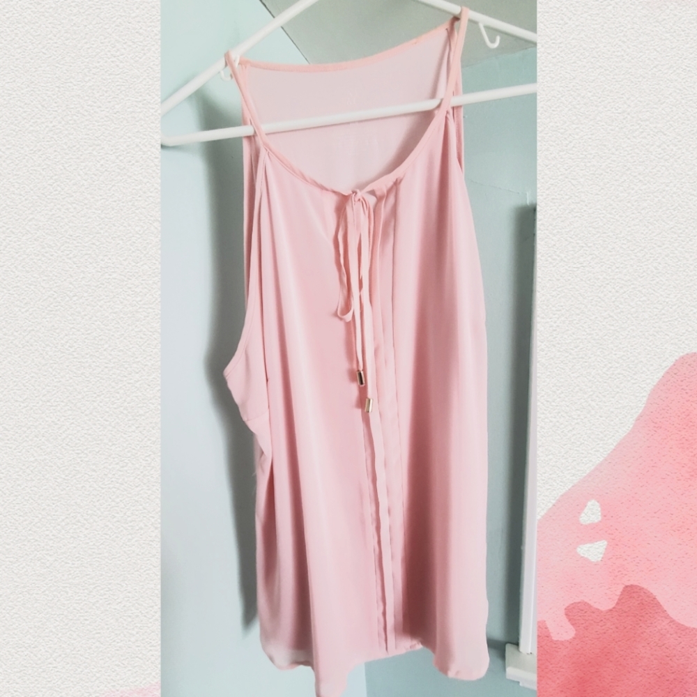 Soft pink blouse size small